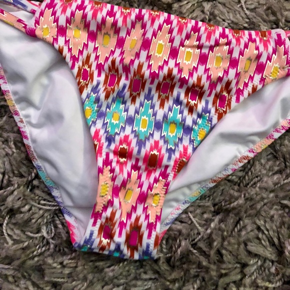 Victoria’s Secret Geometric Strappy Cheeky Bikini - Picture 2 of 4